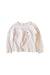 A White Long Sleeve Tops from Kingkow in size 6T for girl. (Front View)