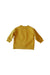 A Yellow Crewneck Sweatshirts from Kingkow in size 12-18M for boy. (Back View)