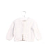 A White Cardigans from The Little White Company in size 6-12M for girl. (Front View)