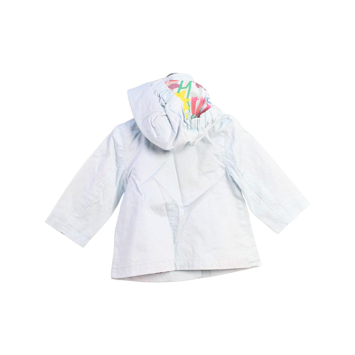 A White Lightweight Jackets from Stella McCartney in size 3-6M for girl. (Back View)