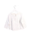 A White Long Sleeve Tops from DOUUOD in size 3T for girl. (Back View)