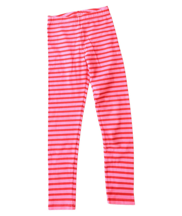 A Pink Leggings from Crewcuts in size 6T for girl. (Front View)