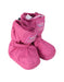 A Pink Booties from Jojo Maman Bébé in size 6-12M for girl. (Front View)