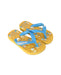 A Blue Flip Flops from Havaianas in size 4T for boy. (Front View)