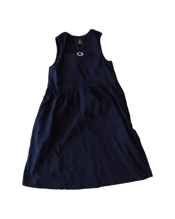 A Navy Sleeveless Dresses from Champion in size 2T for girl. (Back View)