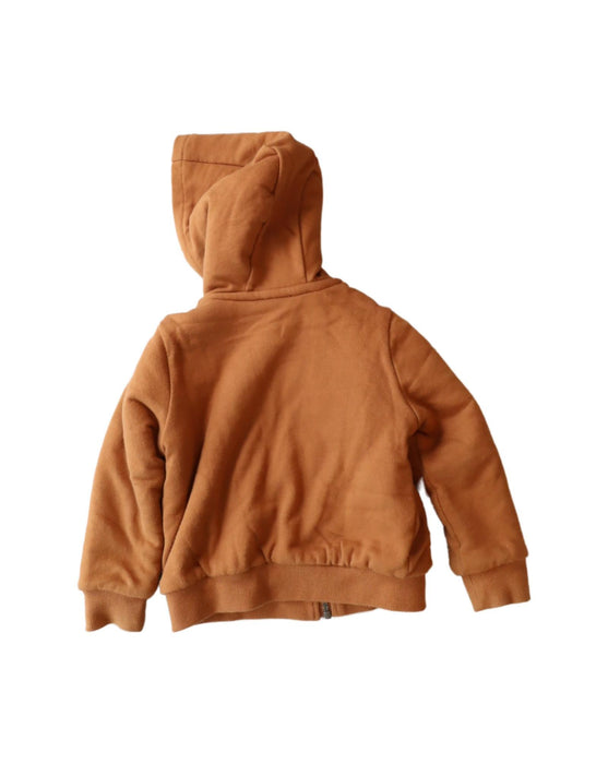 A Brown Lightweight Jackets from Cyrillus in size 3T for boy. (Back View)