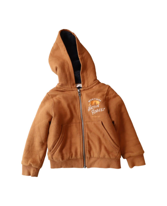 A Brown Lightweight Jackets from Cyrillus in size 3T for boy. (Front View)