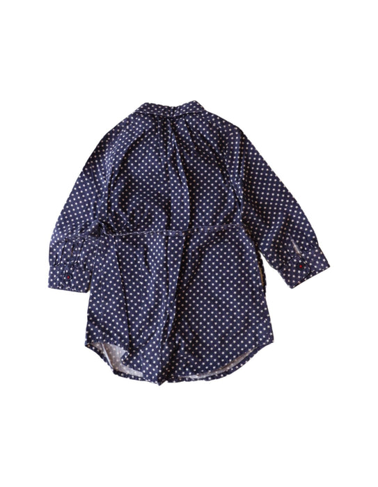 A Navy Long Sleeve Dresses from Nicholas & Bears in size 2T for girl. (Back View)