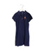 A Navy Short Sleeve Dresses from Polo Ralph Lauren in size 7Y for girl. (Front View)