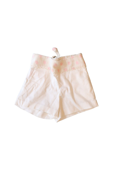 A White Shorts from Nicholas & Bears in size 6T for girl. (Front View)