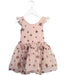 A Pink Sleeveless Dresses from Seed in size 4T for girl. (Front View)