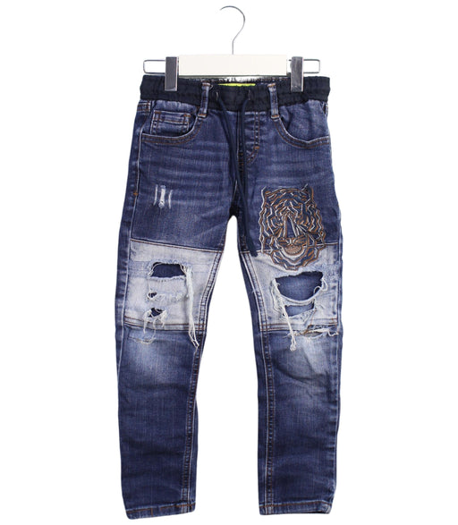 A Blue Jeans from Desigual in size 3T for boy. (Front View)