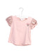 A Pink Short Sleeve Tops from Angel's Face in size 2T for girl. (Front View)