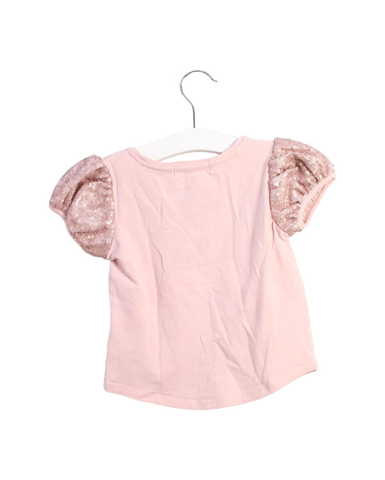 A Pink Short Sleeve Tops from Angel's Face in size 2T for girl. (Back View)