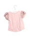 A Pink Short Sleeve Tops from Angel's Face in size 2T for girl. (Back View)