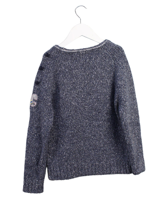 A Grey Knit Sweaters from La Compagnie des Petits in size 8Y for boy. (Back View)