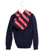 A Blue Zippered Sweatshirts from Tommy Hilfiger in size 8Y for boy. (Back View)