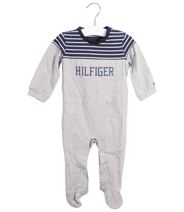 A Grey Onesies from Tommy Hilfiger in size 3-6M for boy. (Front View)