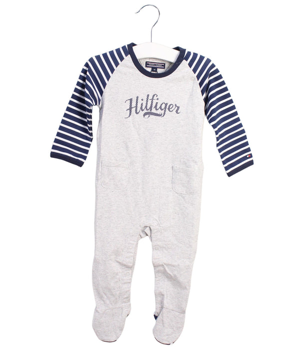 A White Onesies from Tommy Hilfiger in size 3-6M for boy. (Front View)