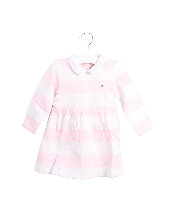 A White Long Sleeve Dresses from Tommy Hilfiger in size 6-12M for girl. (Front View)