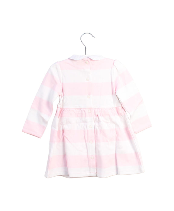 A White Long Sleeve Dresses from Tommy Hilfiger in size 6-12M for girl. (Back View)