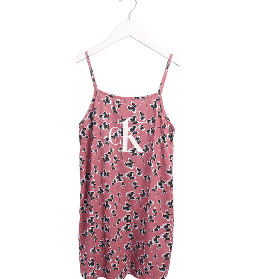 A Black Sleeveless Tops from Calvin Klein in size 8Y for girl. (Front View)