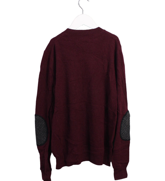 A Burgundy Long Sleeve Tops from John Galliano in size 14Y for boy. (Back View)