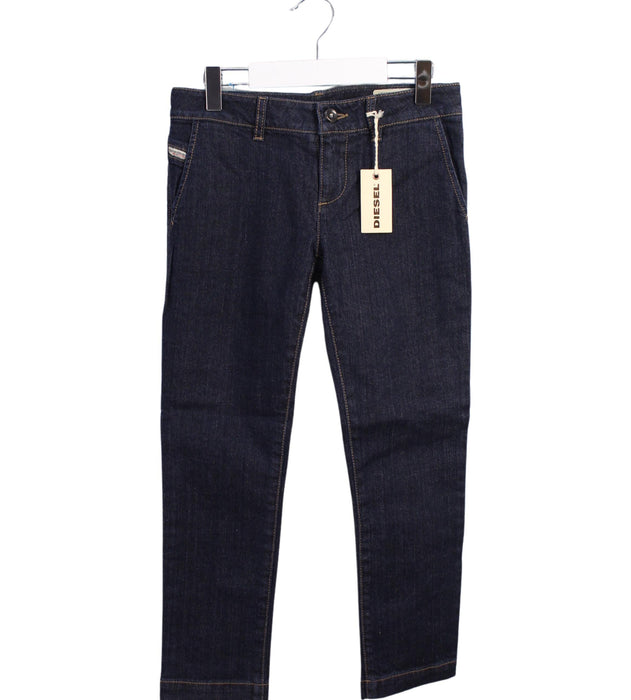 A Blue Jeans from Diesel in size 8Y for boy. (Front View)