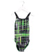 A Black Swimsuits from Speedo in size 10Y for girl. (Front View)