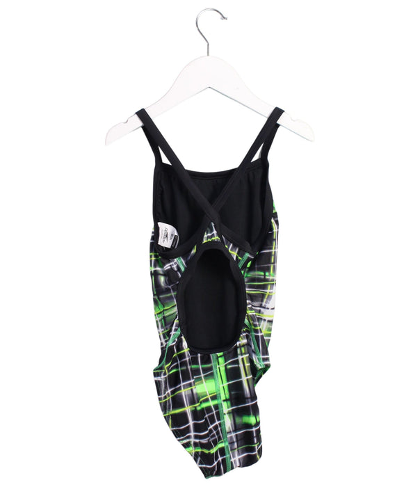A Black Swimsuits from Speedo in size 10Y for girl. (Back View)