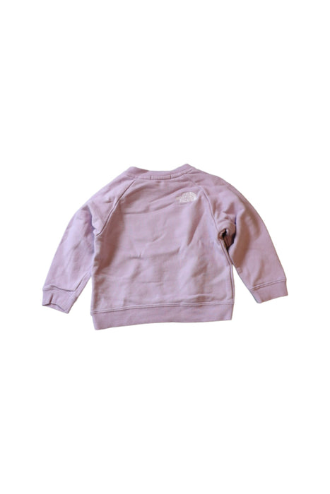 A Purple Crewneck Sweatshirts from The North Face in size 18-24M for girl. (Back View)