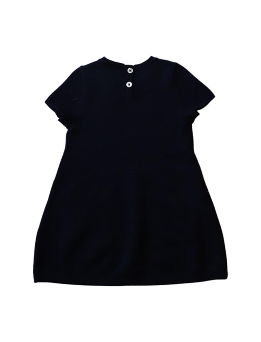 A Navy Sweater Dresses from Ferrari in size 6-12M for girl. (Back View)