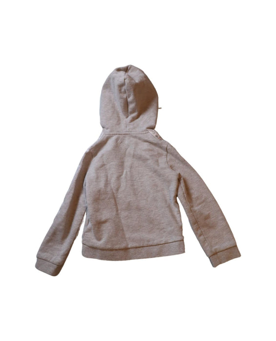 A Grey Zippered Sweatshirts from Guess in size 4T for girl. (Back View)