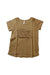 A Brown Short Sleeve T Shirts from Rylee + Cru in size 2T for girl. (Front View)