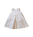 A White Sleeveless Dresses from Bella Bliss in size 18-24M for girl. (Back View)