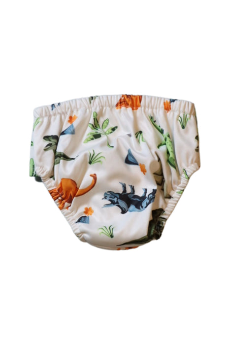 A White Cloth Diapers from Charlie Banana in size 18-24M for boy. (Back View)