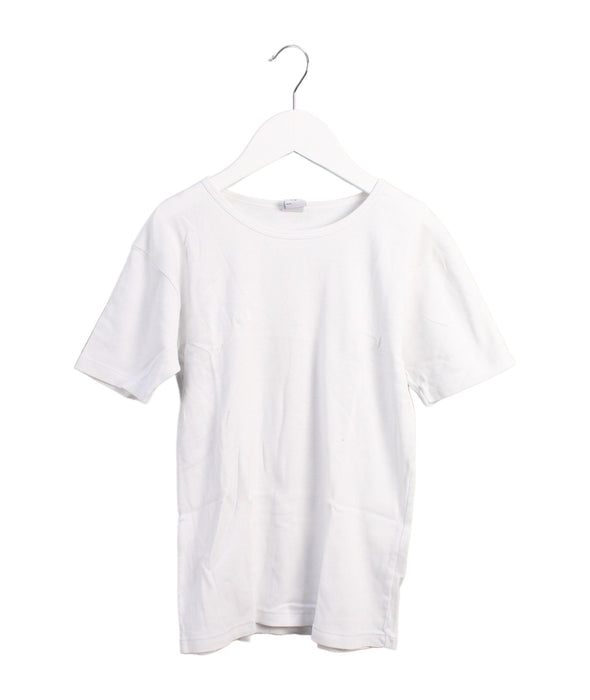 A White Short Sleeve T Shirts from Petit Bateau in size 12Y for neutral. (Front View)