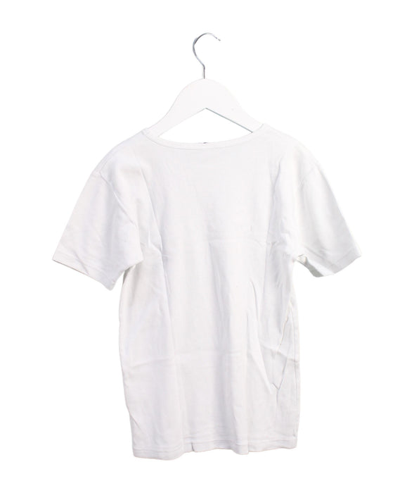 A White Short Sleeve T Shirts from Petit Bateau in size 12Y for neutral. (Back View)