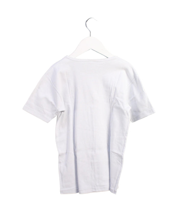 A White Short Sleeve T Shirts from Petit Bateau in size 12Y for neutral. (Back View)