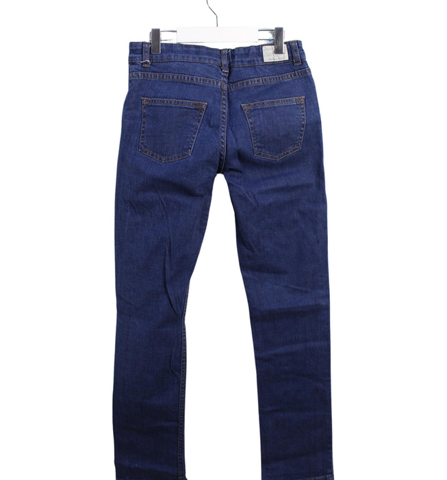 A Blue Jeans from Petit Bateau in size 12Y for boy. (Back View)