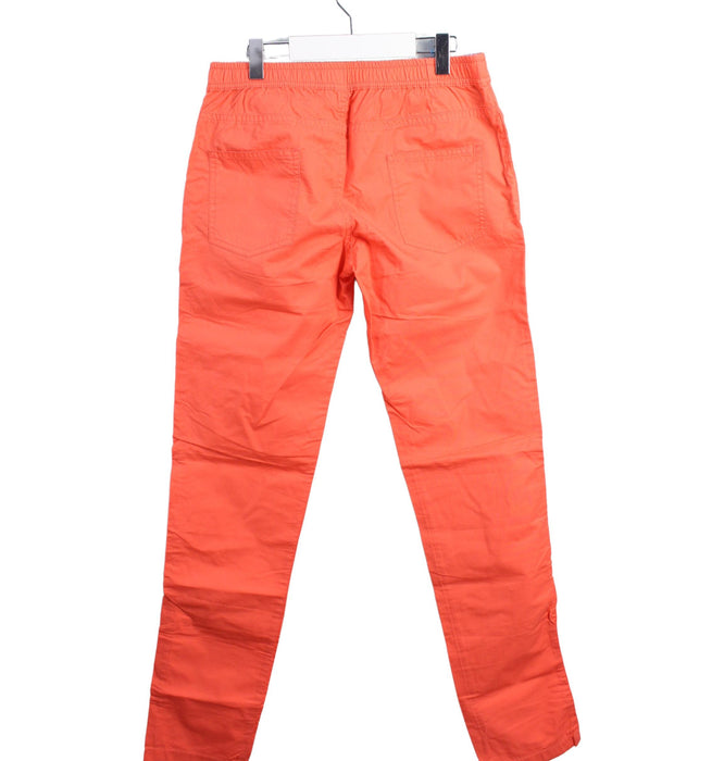 A Orange Casual Pants from Petit Bateau in size 12Y for girl. (Back View)