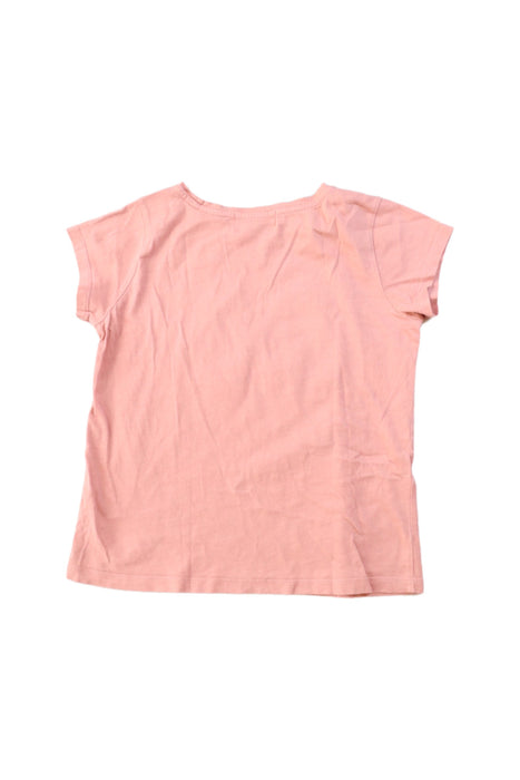 A Pink Short Sleeve T Shirts from Bonpoint in size 6T for girl. (Back View)