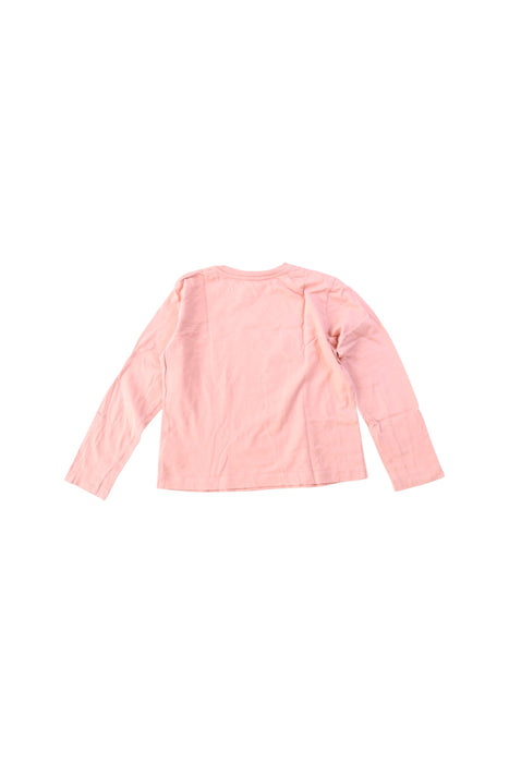 A Pink Long Sleeve T Shirts from Bonpoint in size 6T for girl. (Back View)