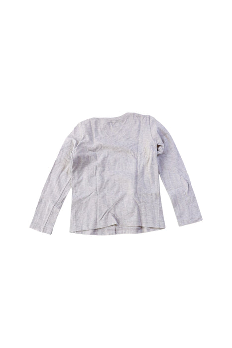 A Grey Long Sleeve T Shirts from Simonetta in size 6T for girl. (Back View)