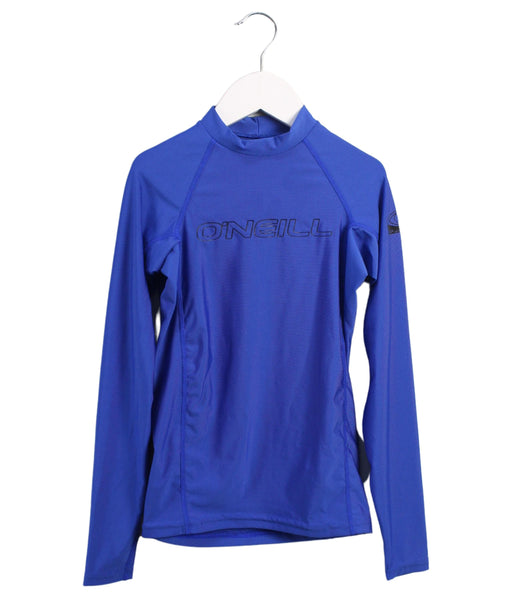 A Blue Rash Guards from O'Neill in size 14Y for girl. (Front View)