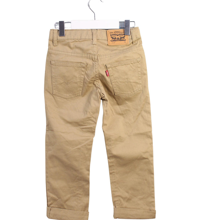 A Beige Casual Pants from Levi's in size 6T for girl. (Back View)