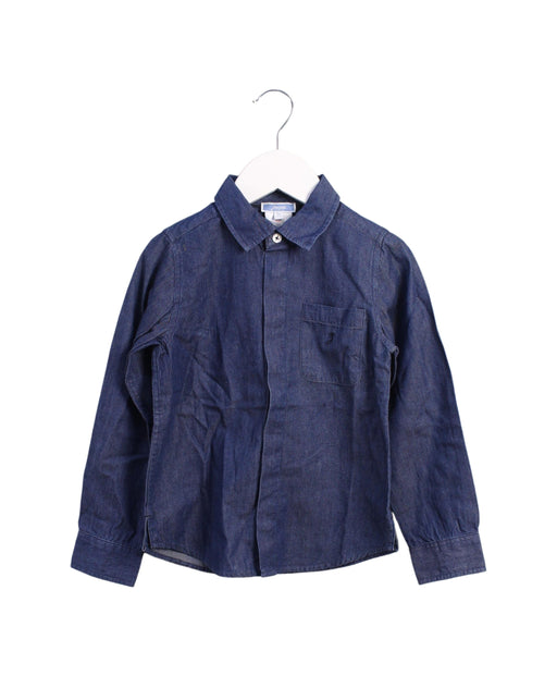 A Blue Shirts from Jacadi in size 5T for boy. (Front View)