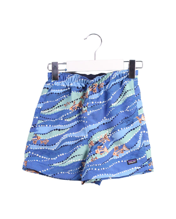 A Blue Swim Shorts from Patagonia in size 5T for boy. (Front View)
