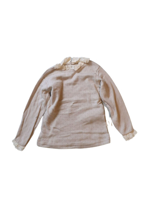 A Grey Long Sleeve Tops from Aosta in size 12-18M for girl. (Front View)