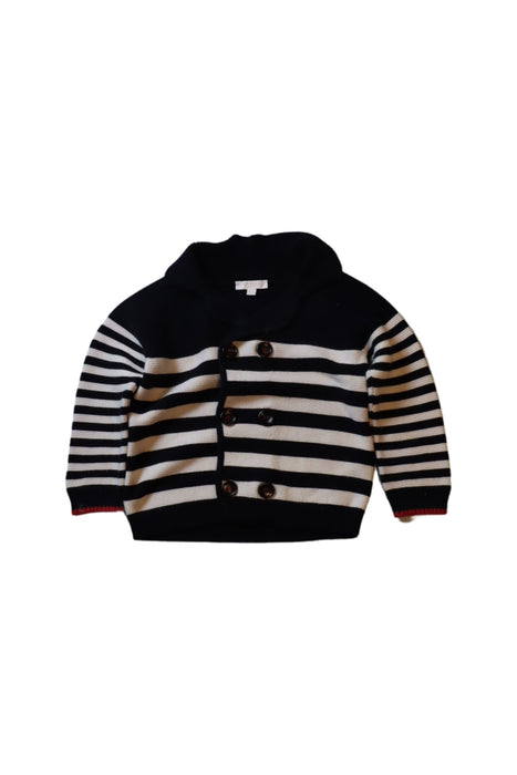 A Navy Cardigans from Gucci in size 6-12M for neutral. (Front View)
